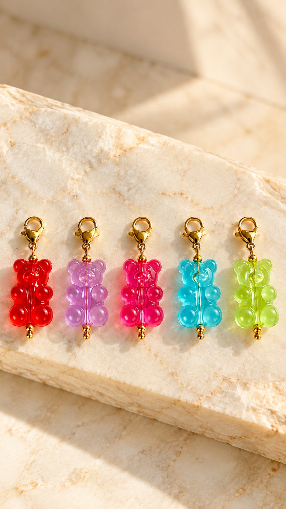 Acrylic Gummy Bear Charm