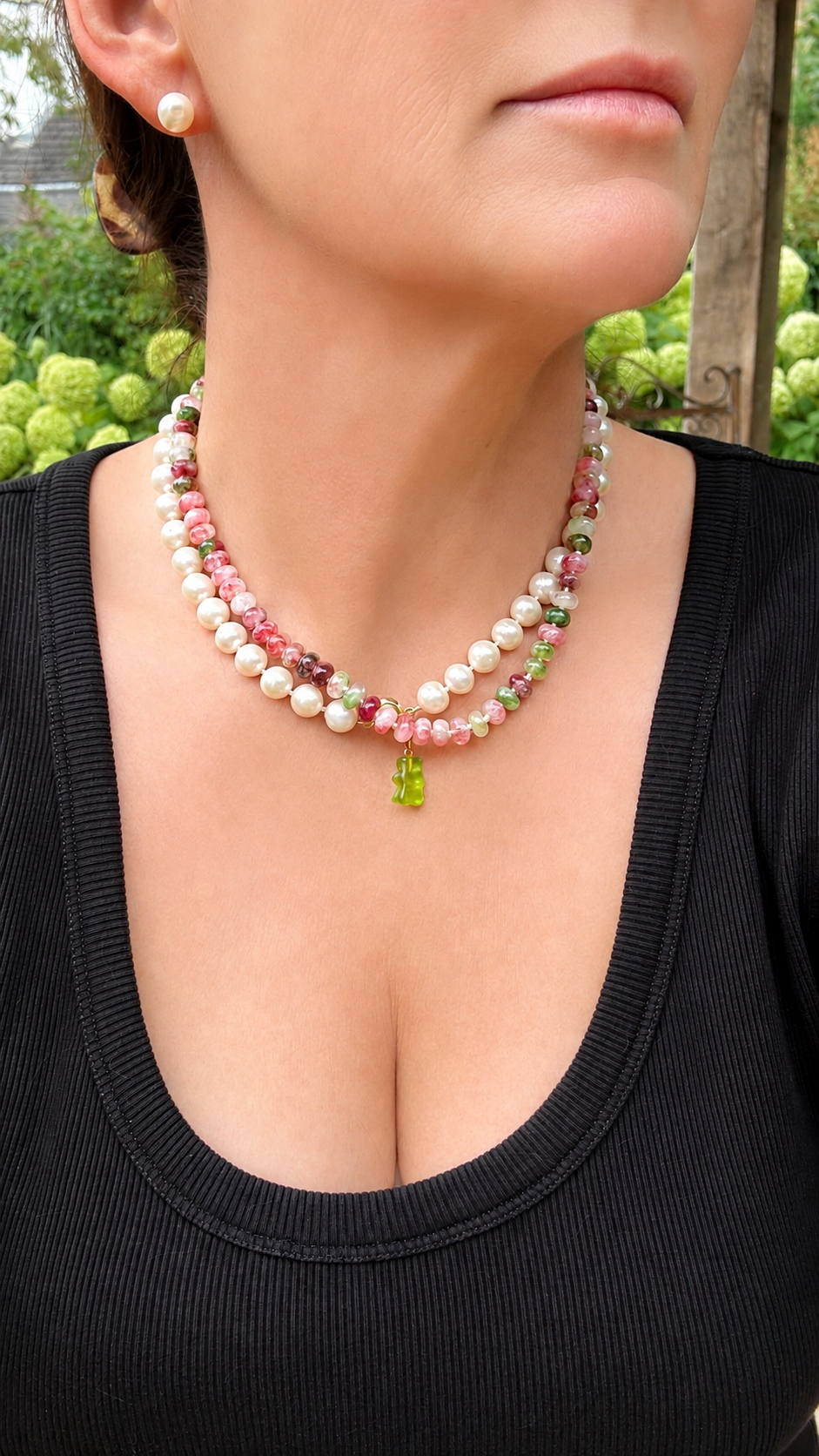 Cotswold Rose Garden Quartz Necklace