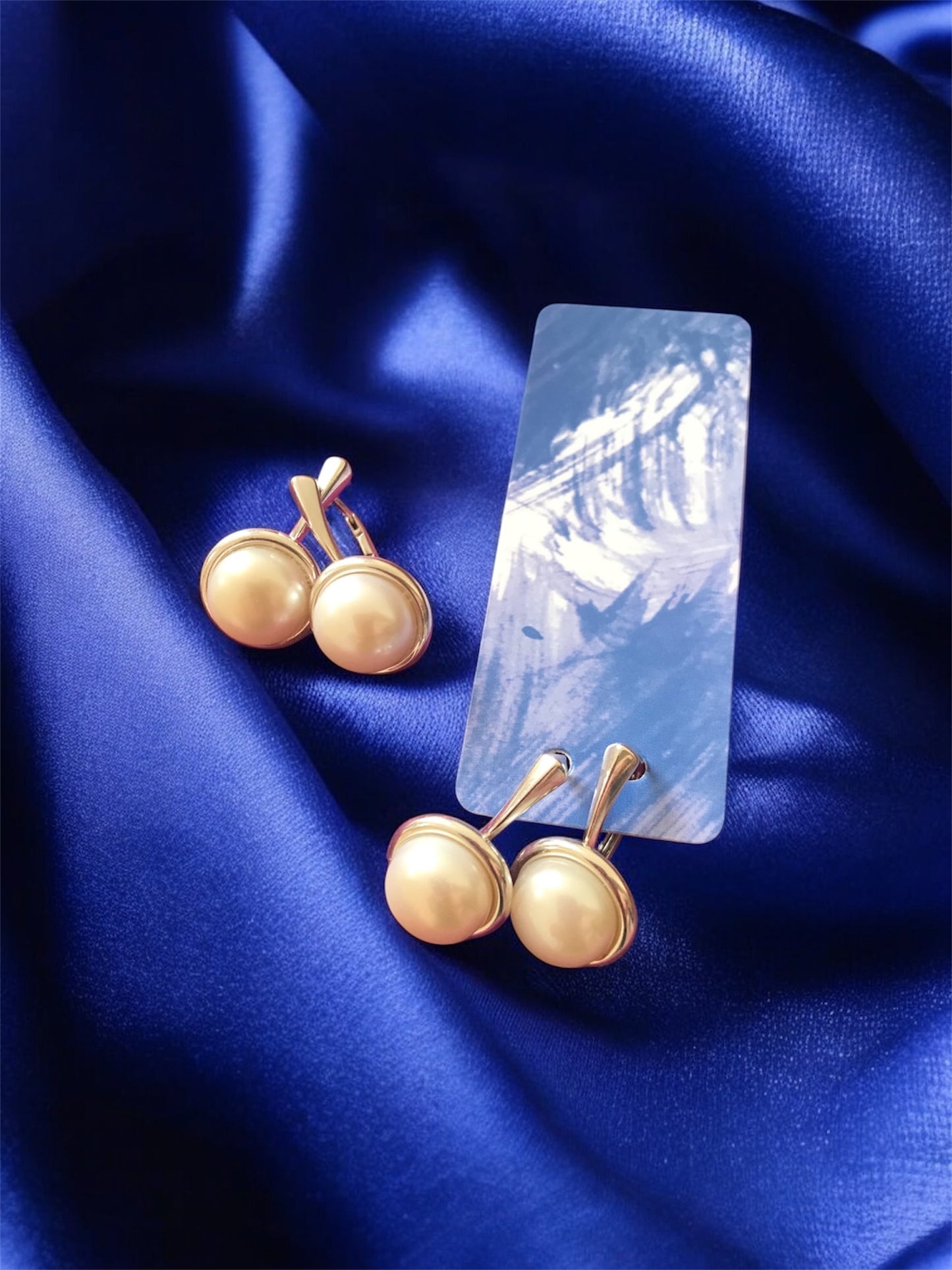 10mm Freshwater Pearl Drop Earrings on 925 Solid Silver