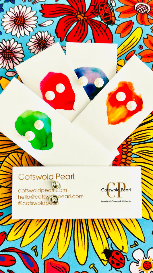 Delicate 5mm Freshwater Pearl Studs