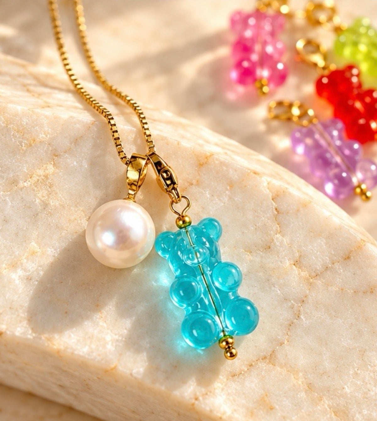 Acrylic Gummy Bear Charm